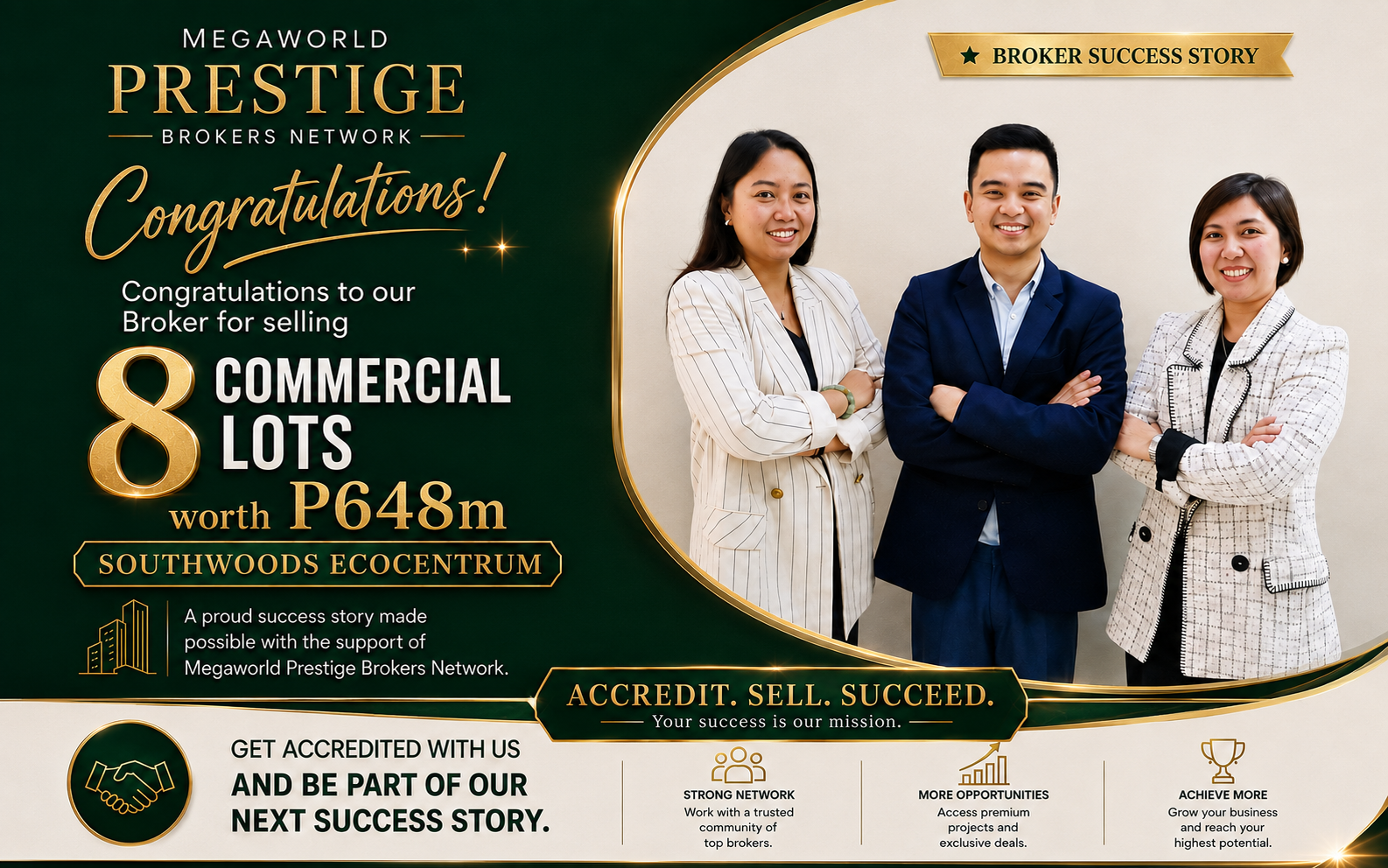 Celebrating a Major Success: 8 Southwoods Ecocentrum Commercial Lots Sold